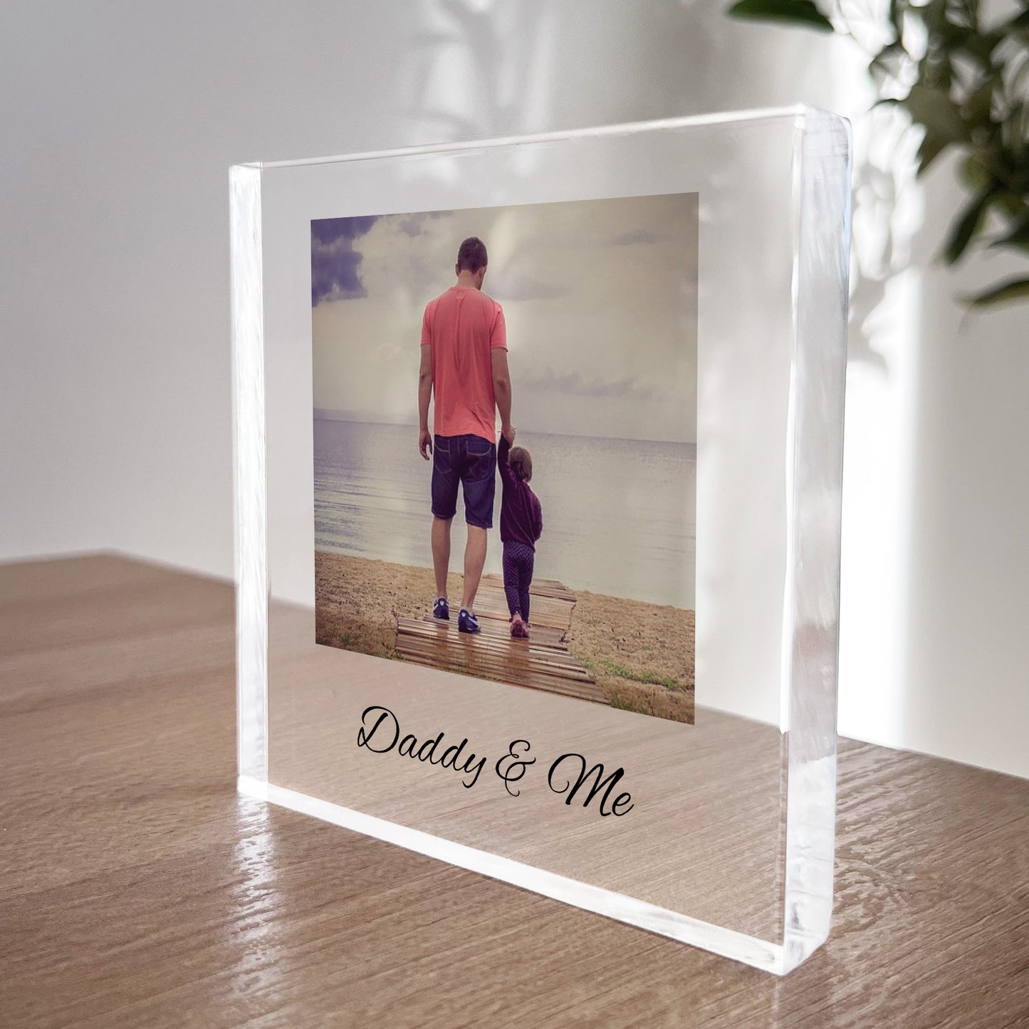 Fathers Day Gift For Dad DADDY AND ME Plaque Dad Photo Plaque
