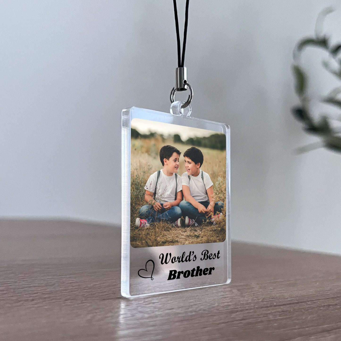 Personalised BROTHER KEYRING Gift For Brother Birthday Christmas