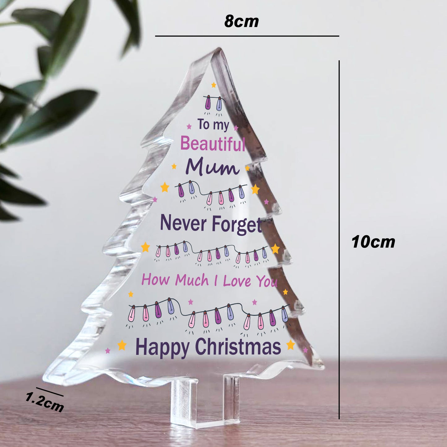 Gift For Mum Acrylic Plaque Mum Gifts Christmas From Daughter