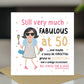 50th Birthday Card For Friend Mum Nan Auntie FABULOUS AT 50 Card