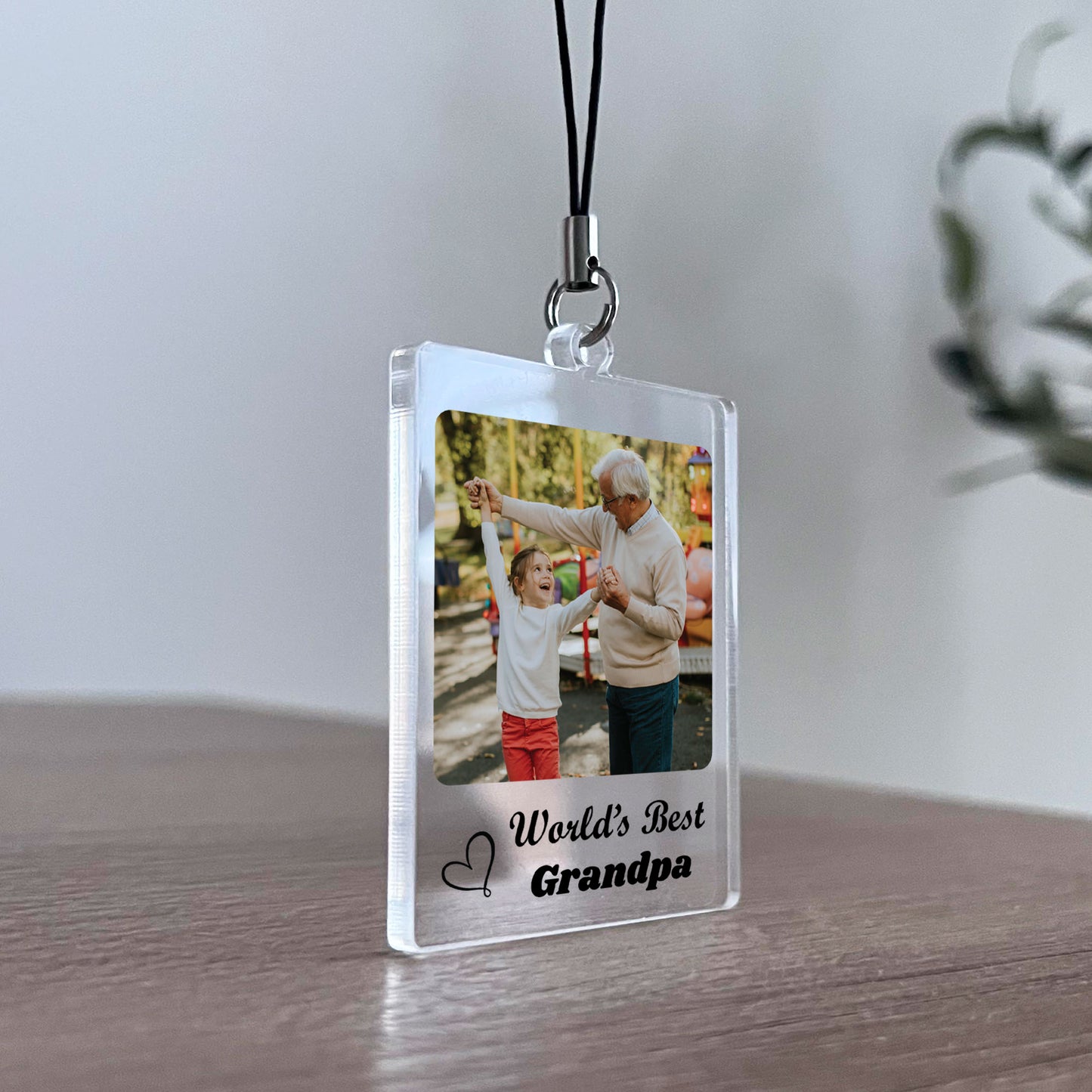 Personalised Grandpa Keyring Fathers Day Gift For Grandad Gift