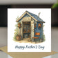 Cute Fathers Day Card For Dad Grandad From Granddaughter