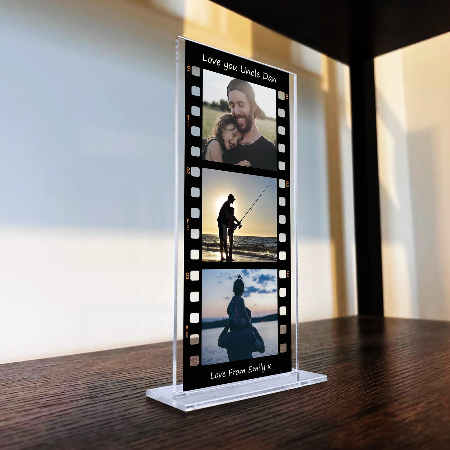 Personalised Love You Uncle Gift Birthday Fathers Day Collage