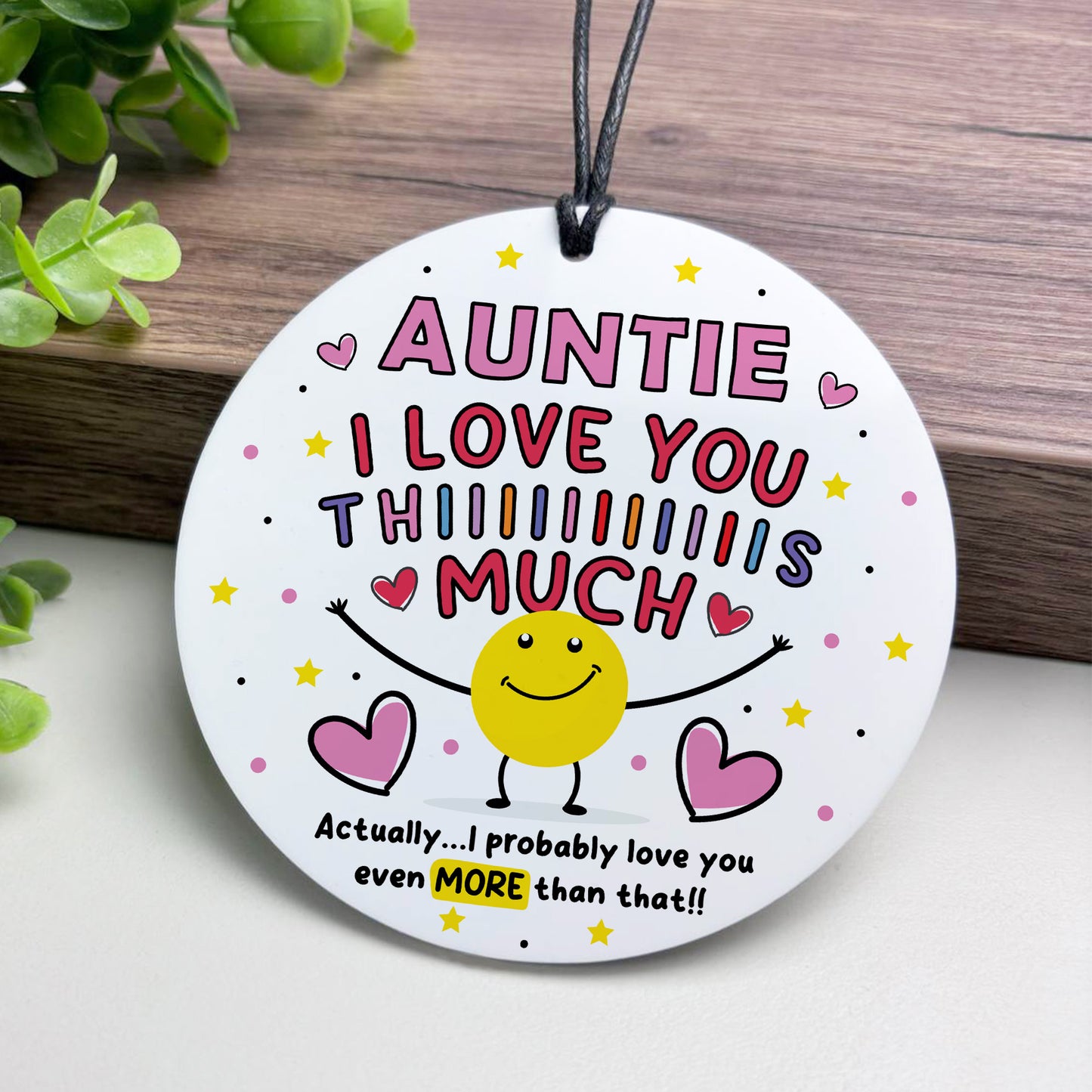Gift For Best Auntie I Love You This Much Auntie Birthday Gift