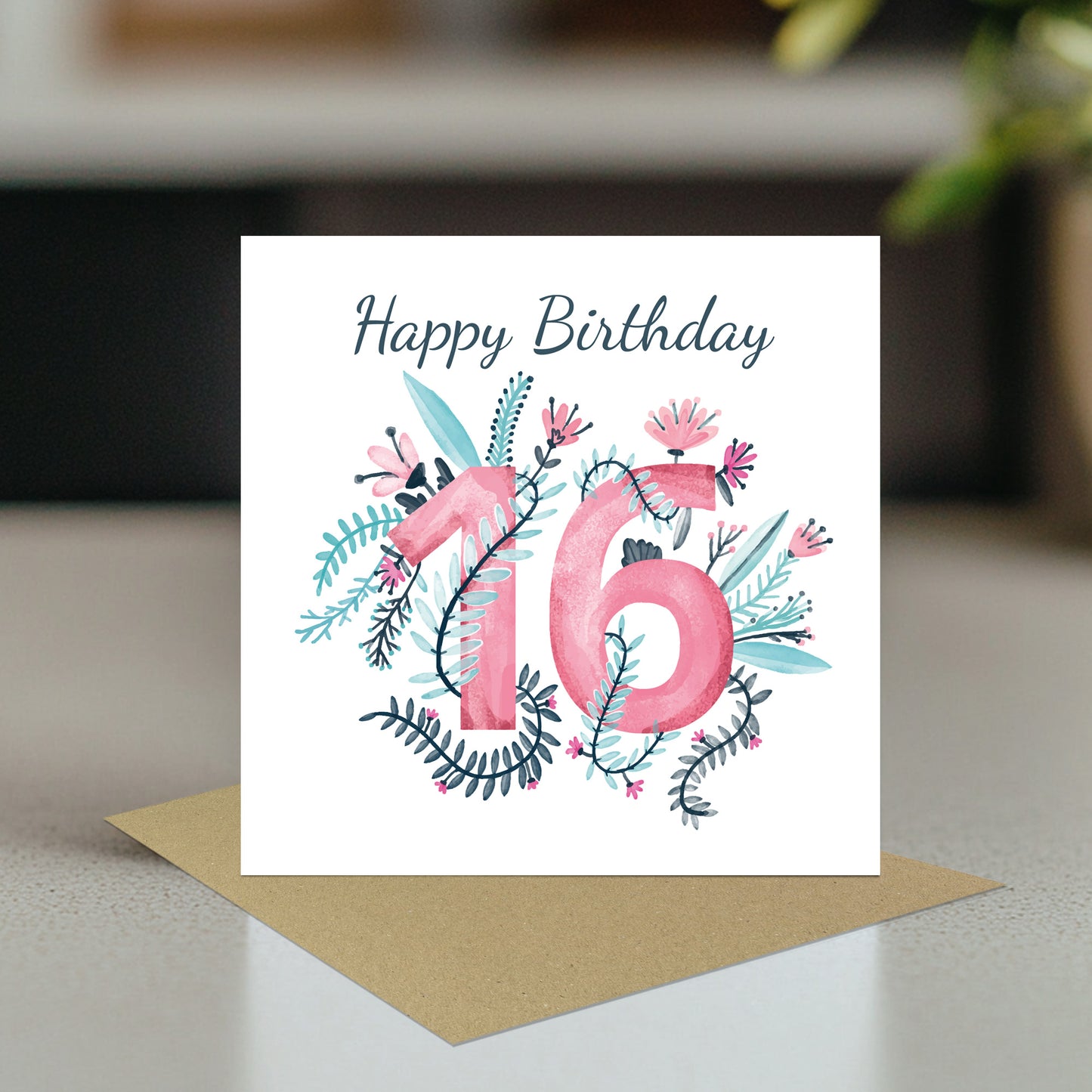 Happy 16th Birthday Card For Daughter Granddaughter 16 Birthday