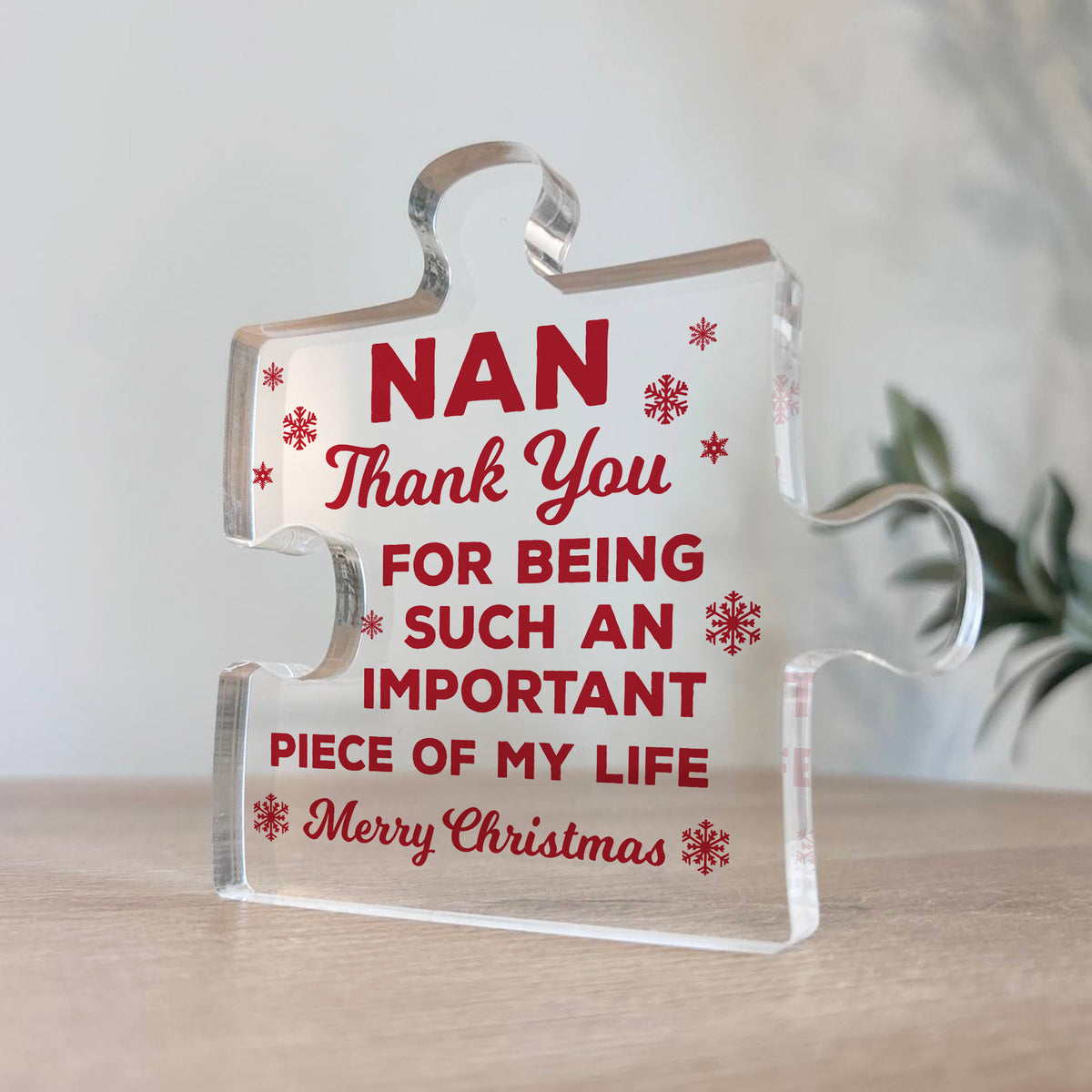Gifts For Nan Thank You Important Piece Of My Life Nan Gift