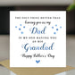 Fathers Day Card For Dad and Grandad Happy Father's Day Card