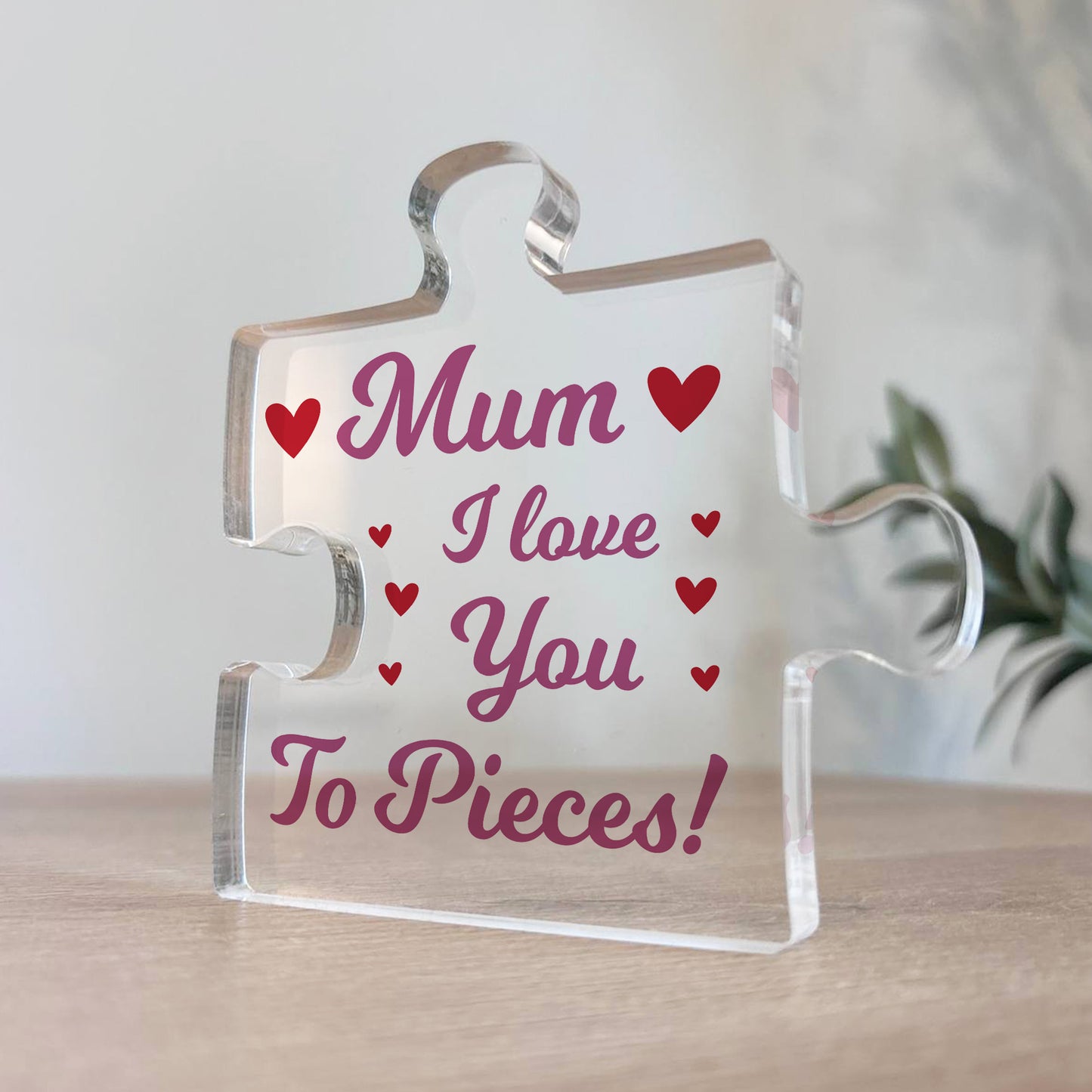 Gift For Mum I Love You To Pieces Gift From Daughter Son