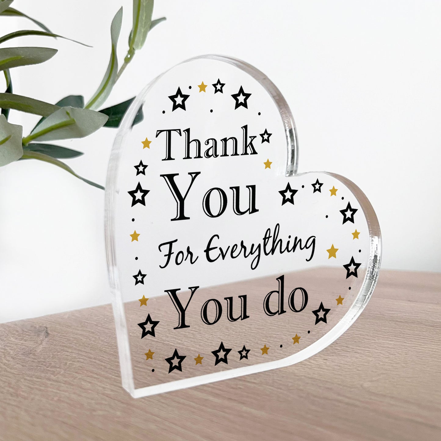 Gift For Colleague Volunteer Teacher Acrylic Plaque Thank You