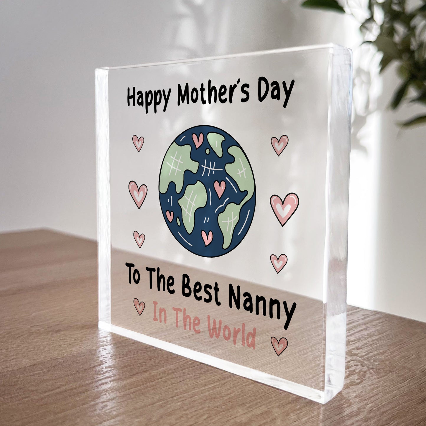 Happy Mothers Day Gift For Nanny Plaque Nanny Gifts