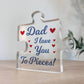 Gift For Dad I Love You To Pieces Gift From Daughter Son