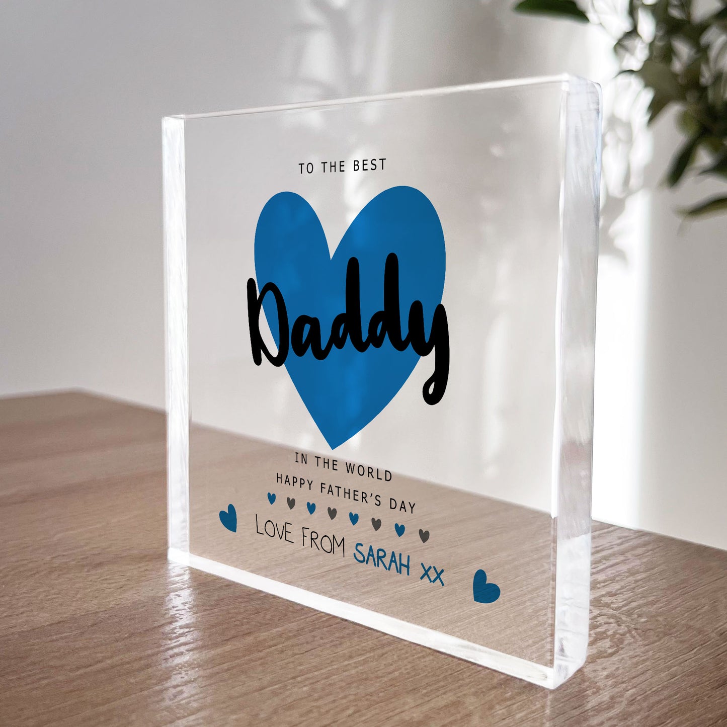 Gift For Best Daddy In The World For Fathers Day Personalised