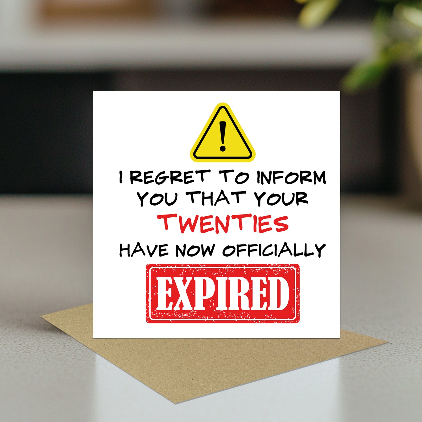 Funny 30th Birthday Cards for Men Women Twenties Have Expired