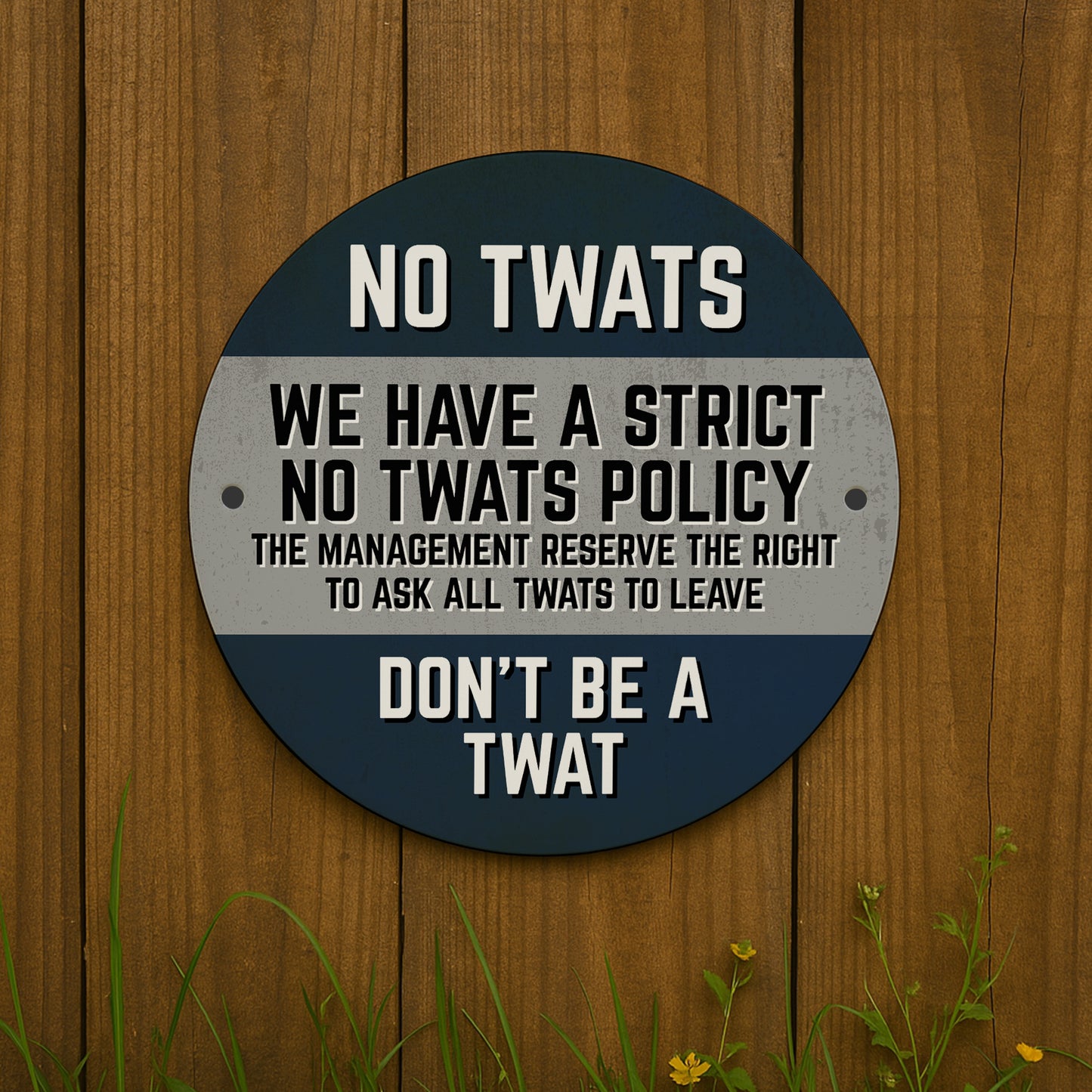 Rude Bar Sign For Home Bar Wall Mounted Sign For Man Cave Garage