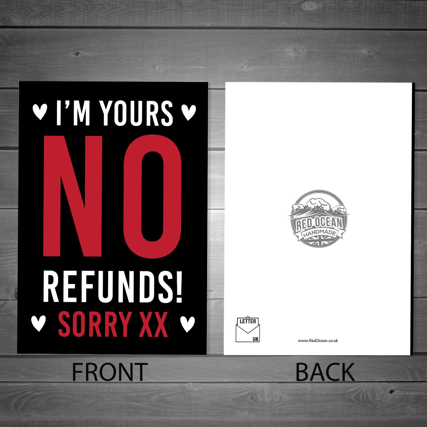 Funny Valentines Day Card I’m Yours Joke Card for Wife Husband