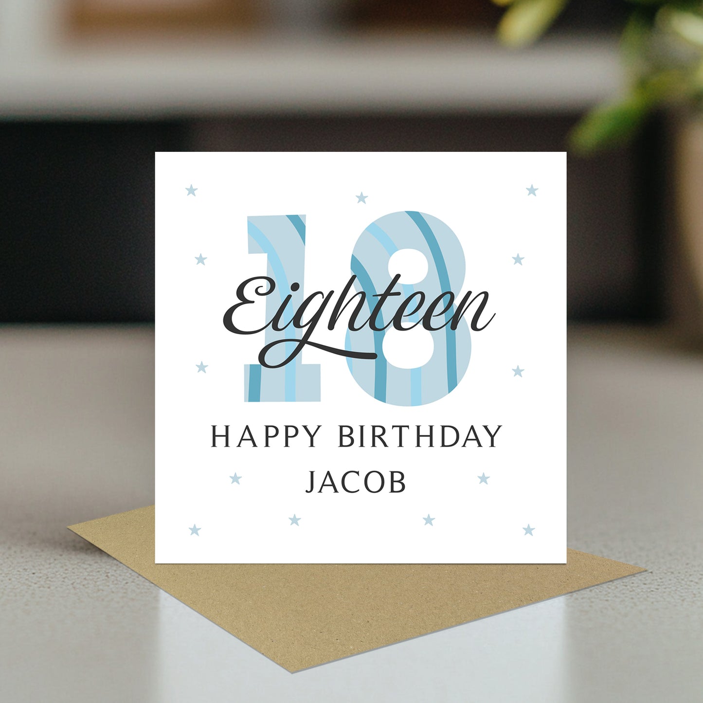 Personalised 18th Birthday Cards For Men Brother Son Grandson