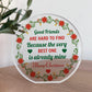 Merry Christmas Gift For Good Friend Acrylic Plaque Thank You