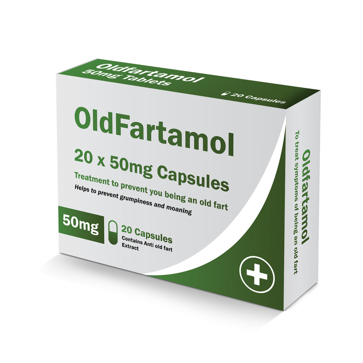 OldFartamol Pill Box Funny Gift For Girlfriend Boyfriend Mum Dad
