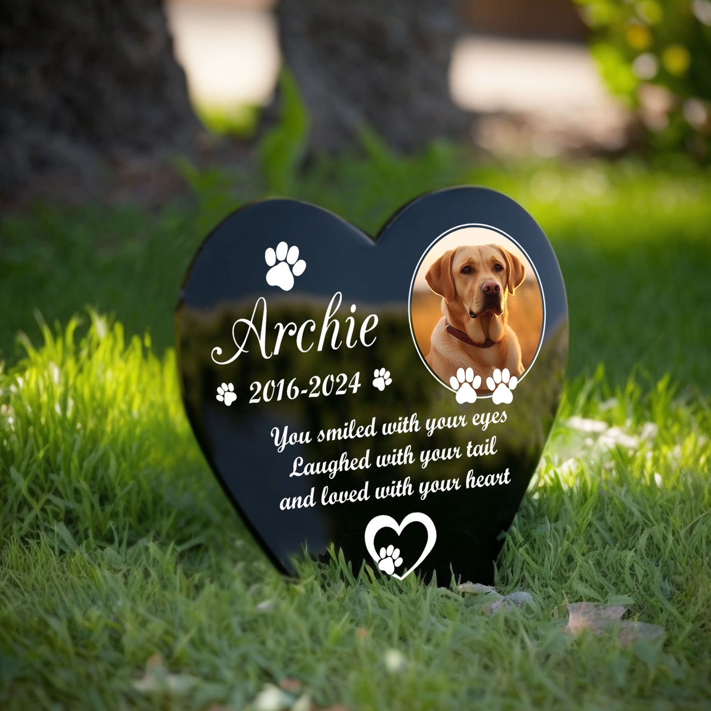 Dog Memorial Stake Personalised Dog Memorial Gifts Graveside