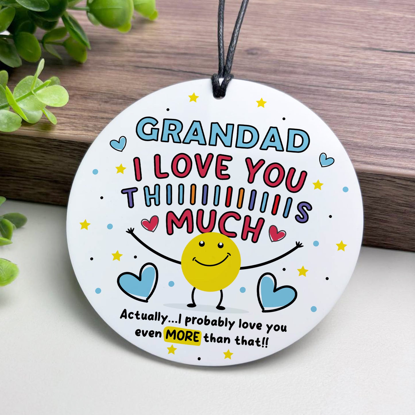 Gift For Best Grandad I Love You This Much Grandad Birthday Gift