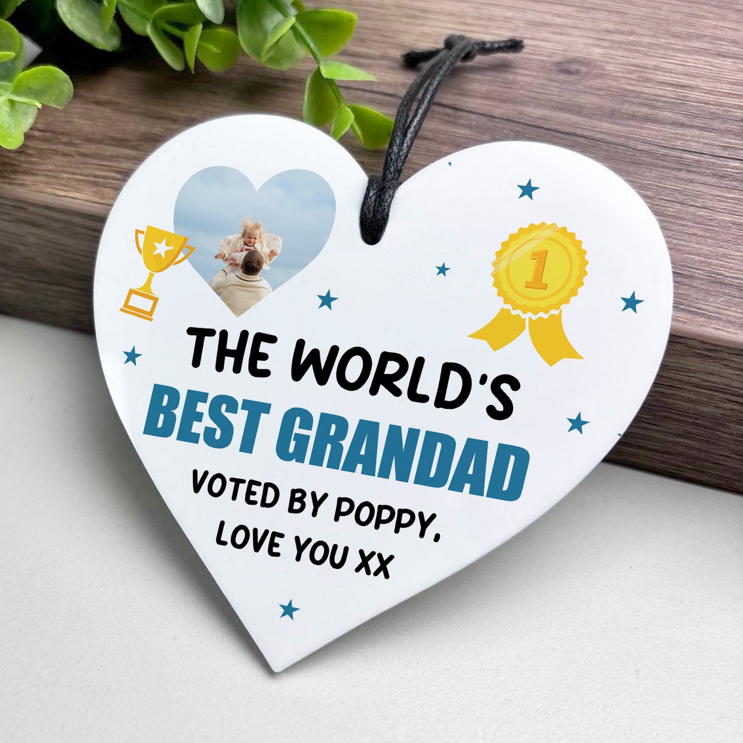Gift For Grandad For Birthday Fathers Day Plaque Personalised