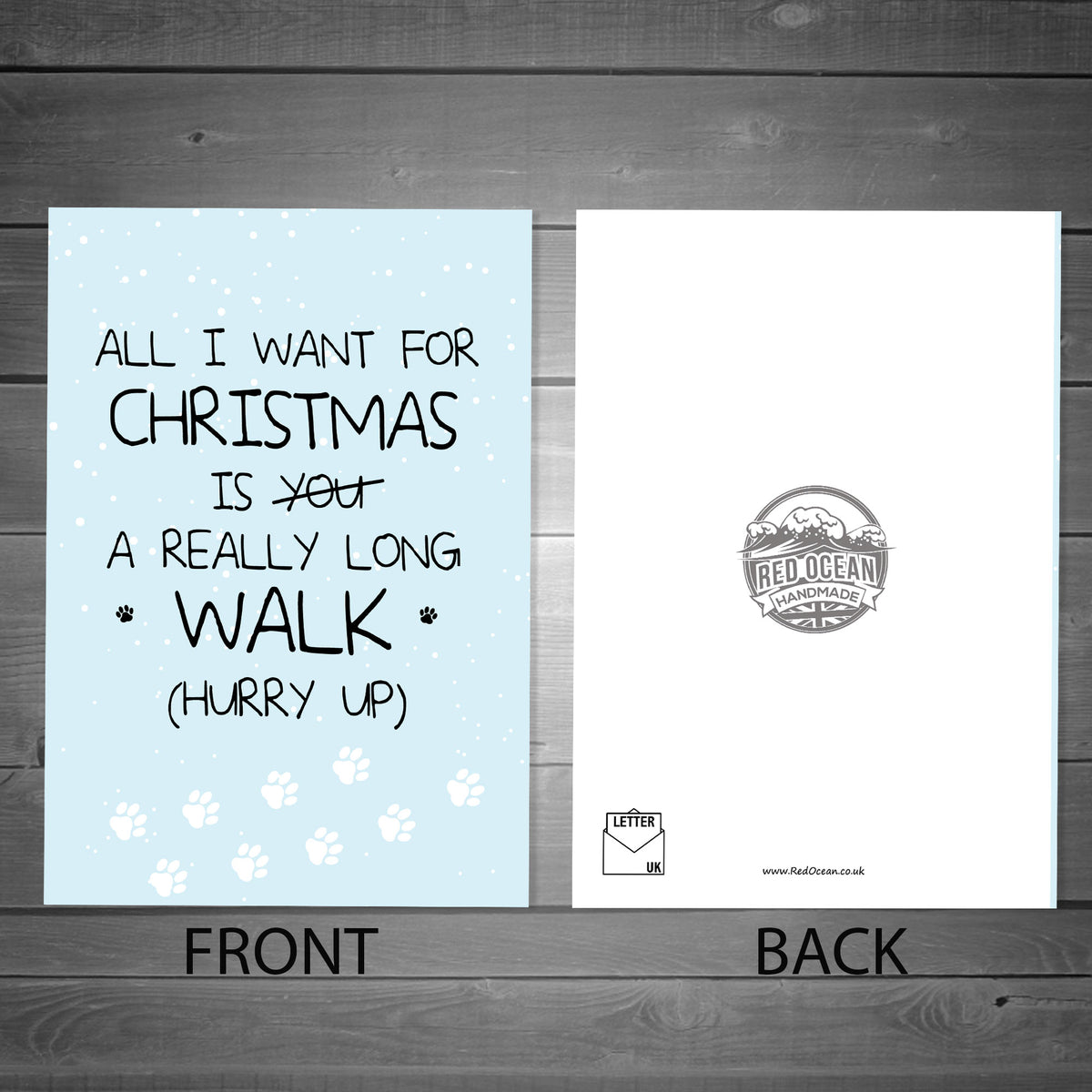 Funny Christmas Card From Dog Pet Christmas Cards Dog Mum Dad