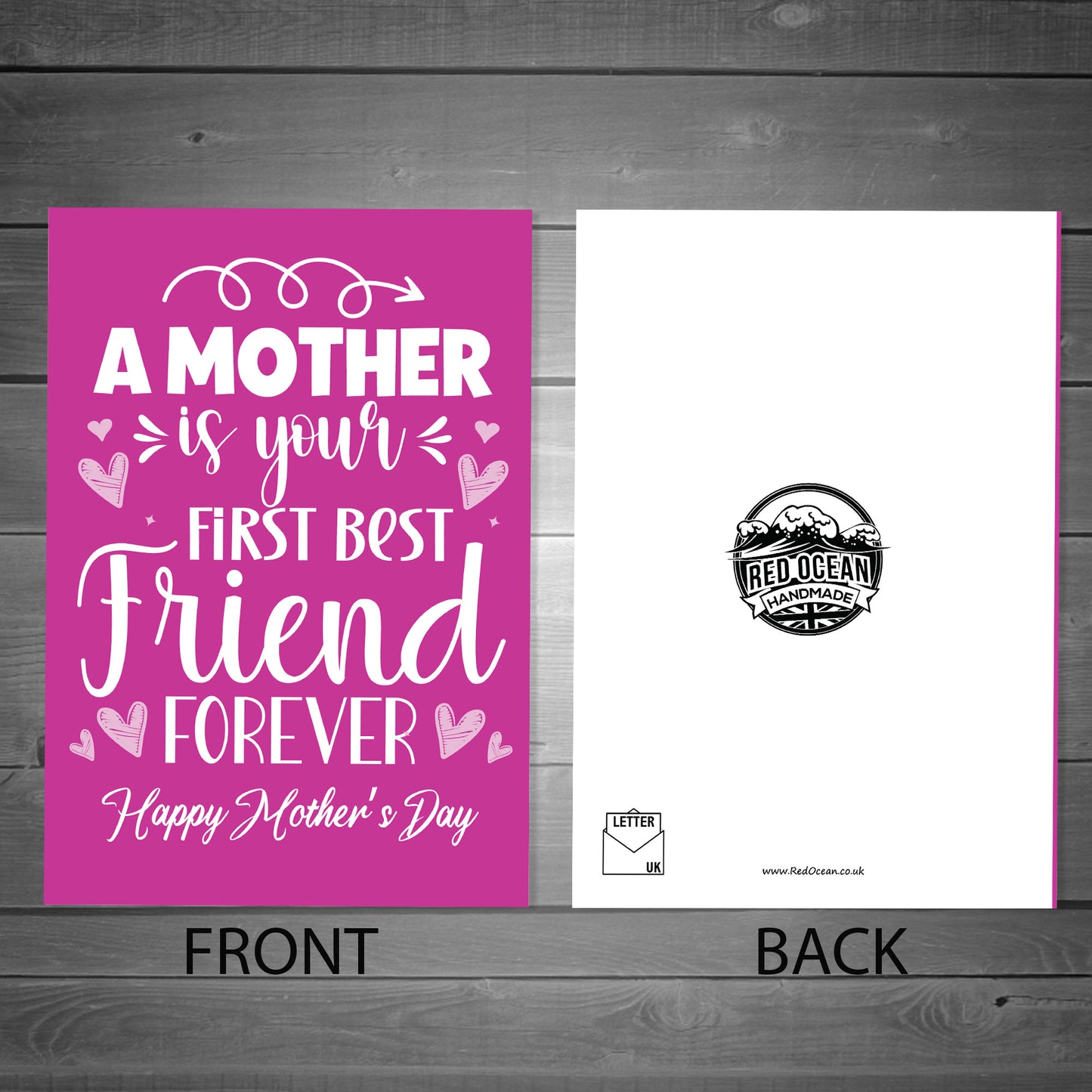 Mothers Day Card for Mum Best Friend Card For Mum On Mothers Day