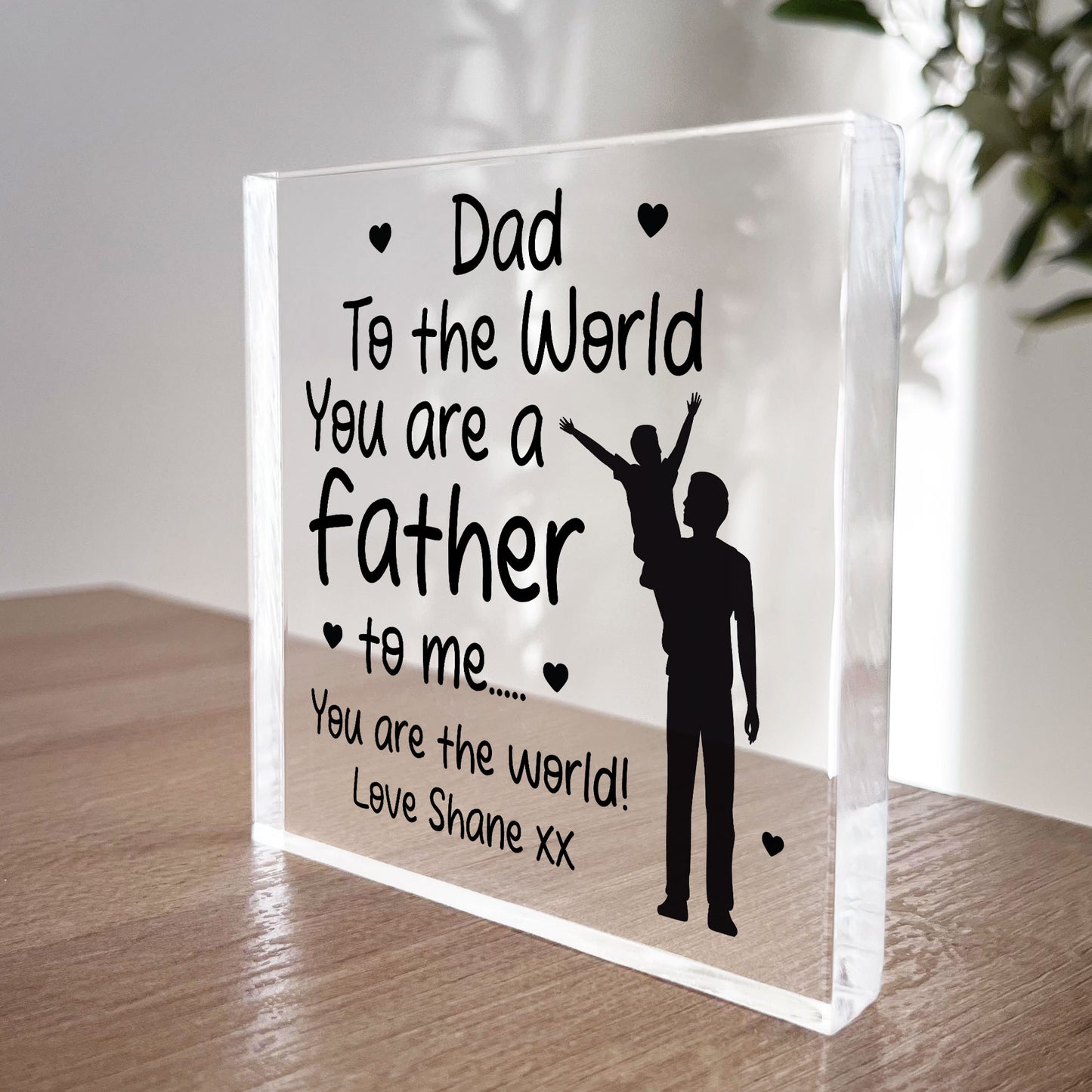 Fathers Day Birthday Gift For Dad Personalised Dad Gift From Son