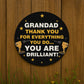 Grandad Gift For Fathers Day Birthday You Are Drilliant Man Cave