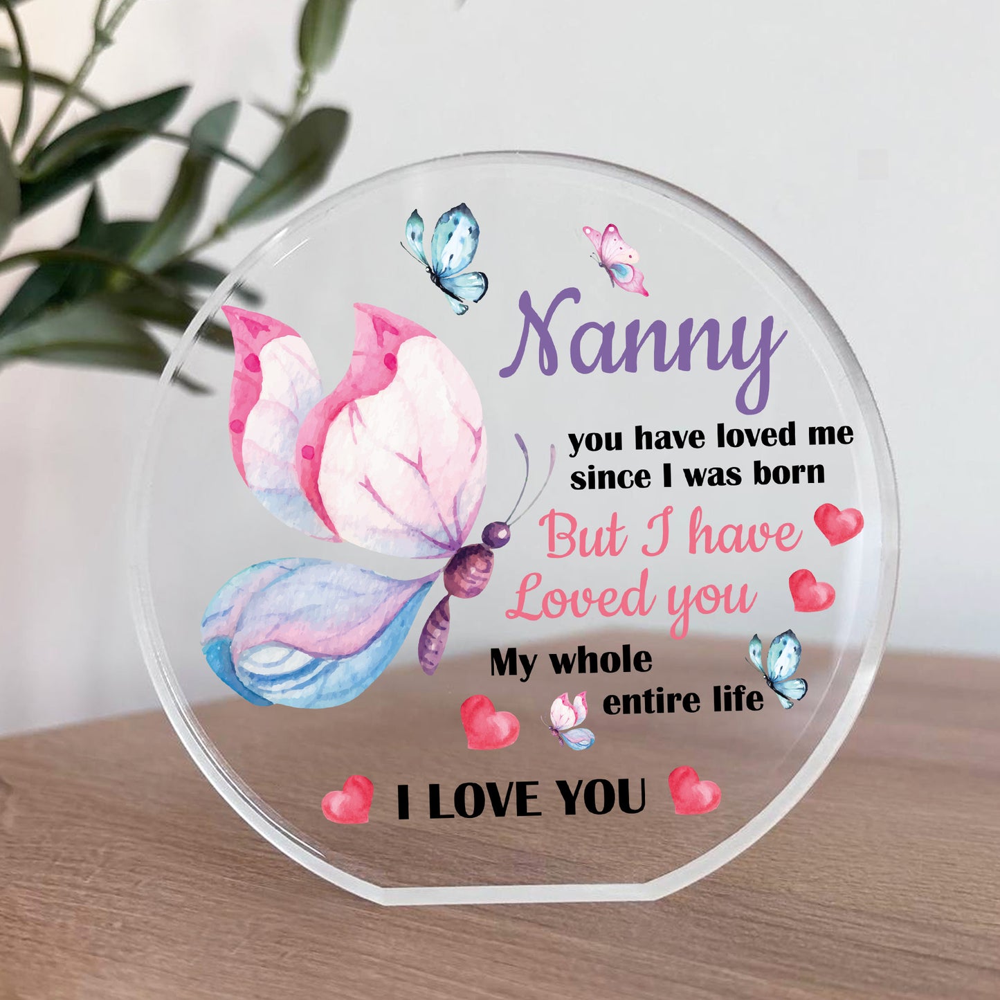 Nanny Gift Unique Gifts for Nanny Birthday Christmas Gift Plaque