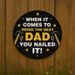 Fathers Day Gift For Dad Nailed It Dad Gift From Daughter Son
