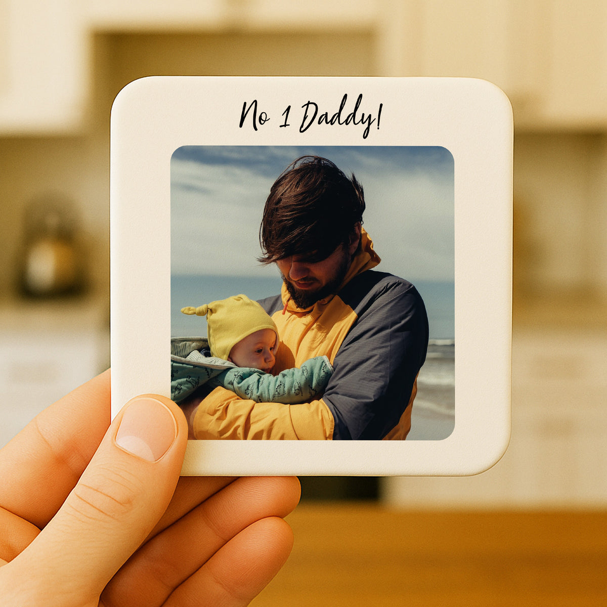 Personalised Daddy Gift For Fathers Day Birthday NO 1 Daddy Coas