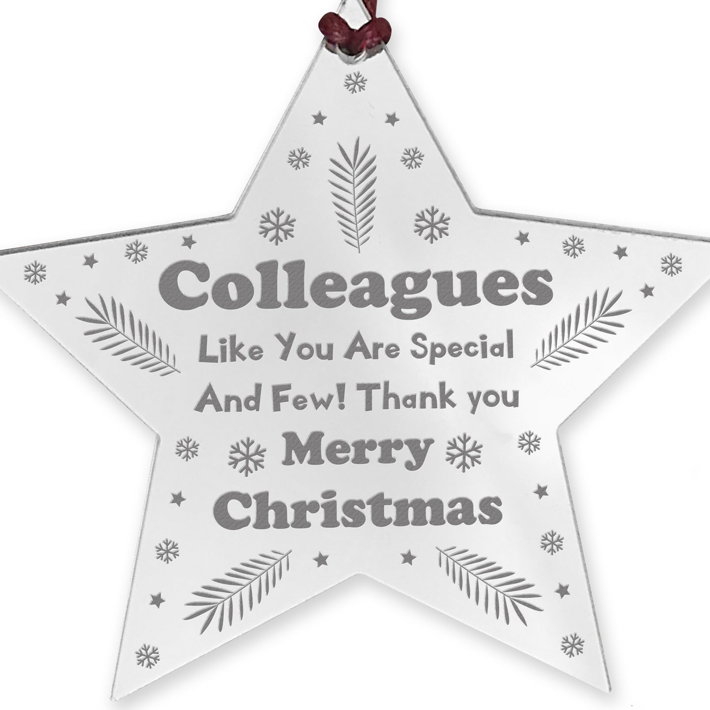 Colleague Christmas Gift Engraved Star Colleague Gift Funny Gift