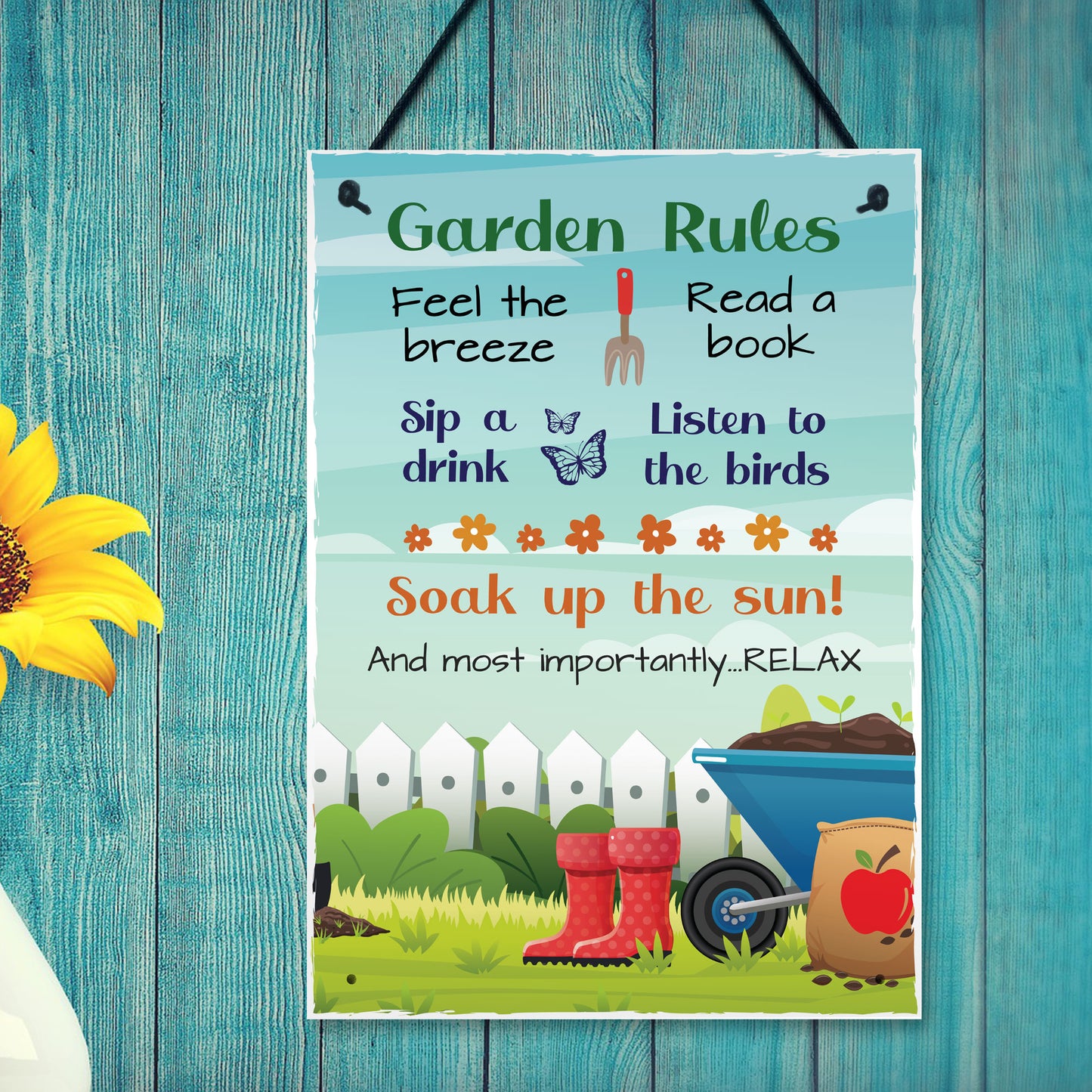 Garden Sign Funny Beautiful Sign For Garden Summerhouse Yard