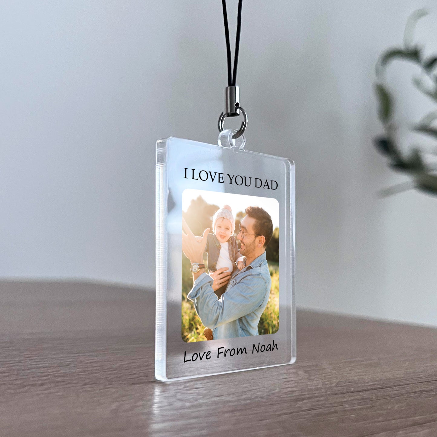Personalised Gift For Dad Keyring Fathers Day Gift Birthday Gift
