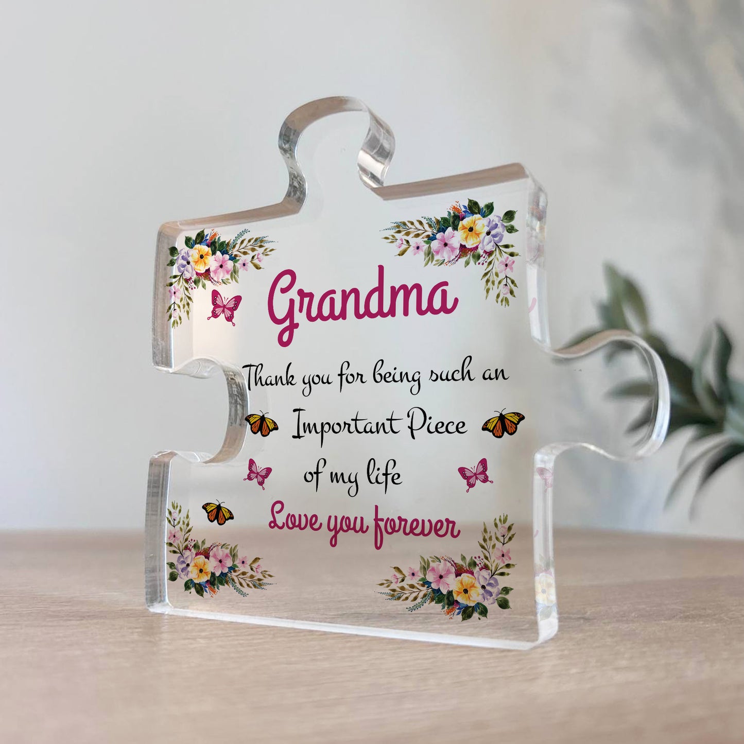 Grandma Birthday Gifts Presents Standing Plaque Keepsake