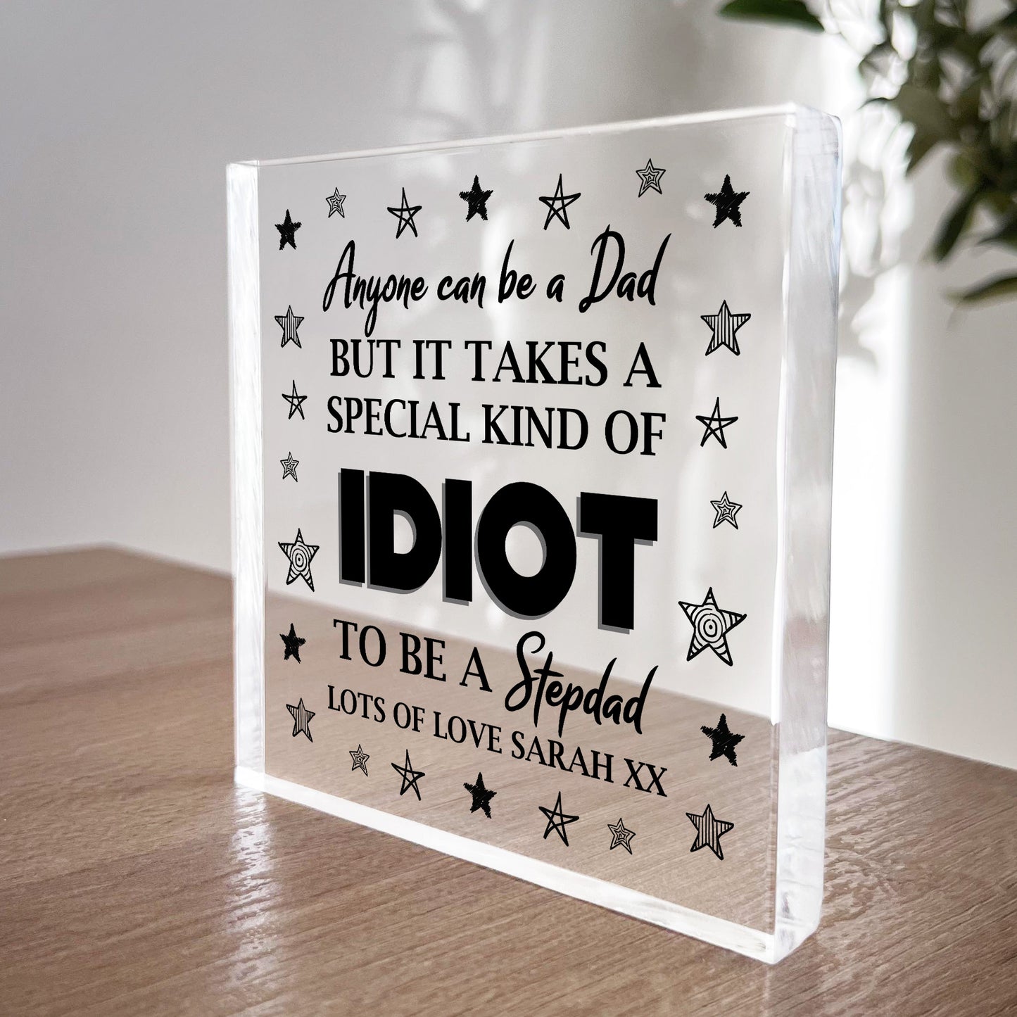 Personalised Funny Joke Step Dad Fathers Day Gifts Stepdad Gift