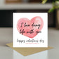 Valentines Card For Boyfriend Love Doing Life With You Card