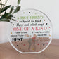 Gift For Best Friend TRUE FRIEND PLAQUE Acrylic Plaque