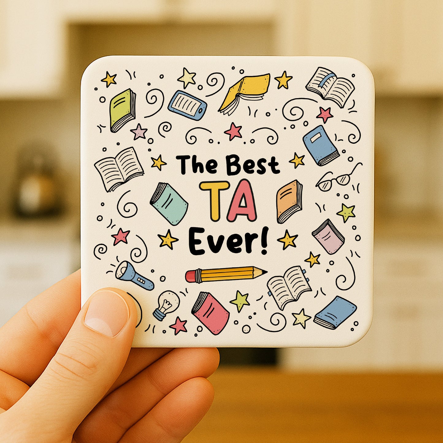 Teacher Gifts For Women Best TA Gift Teaching Assistant Coaster