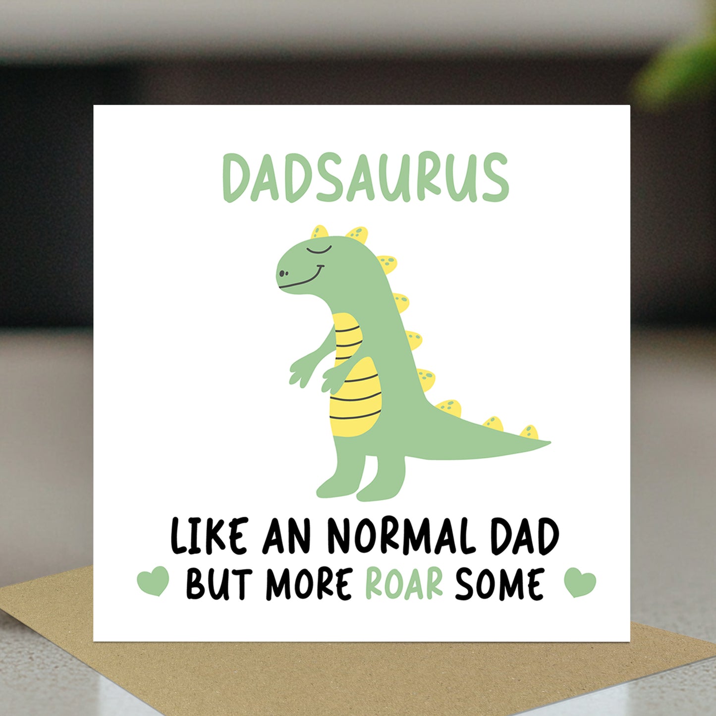 Dad Birthday Card for Her Dadsaurus Fathers Day Card For Dad
