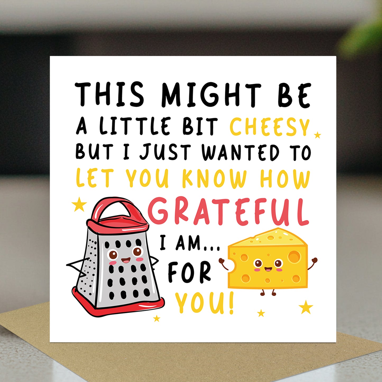 Grateful For You Card Thank You Card For Teacher Volunteer