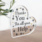 Gift For Colleague Volunteer Teacher Acrylic Plaque Thank You