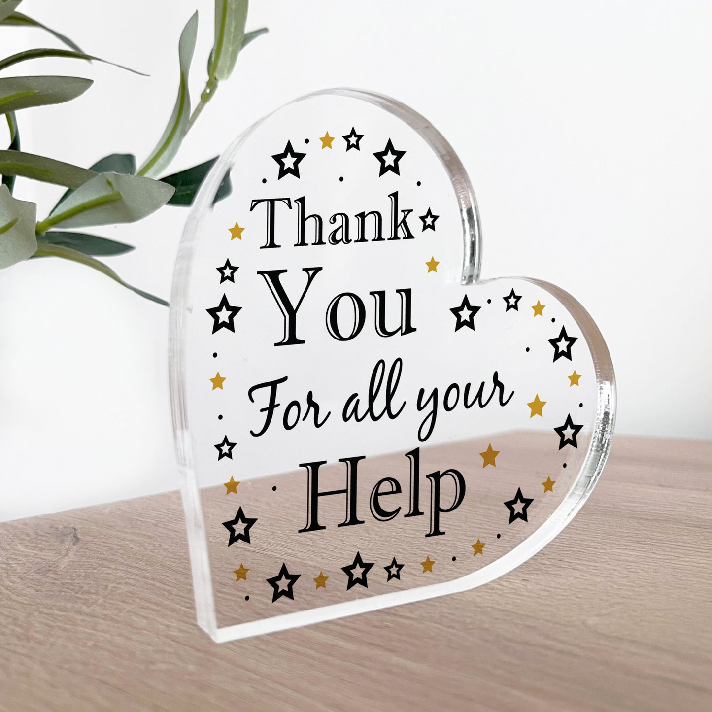 Gift For Colleague Volunteer Teacher Acrylic Plaque Thank You