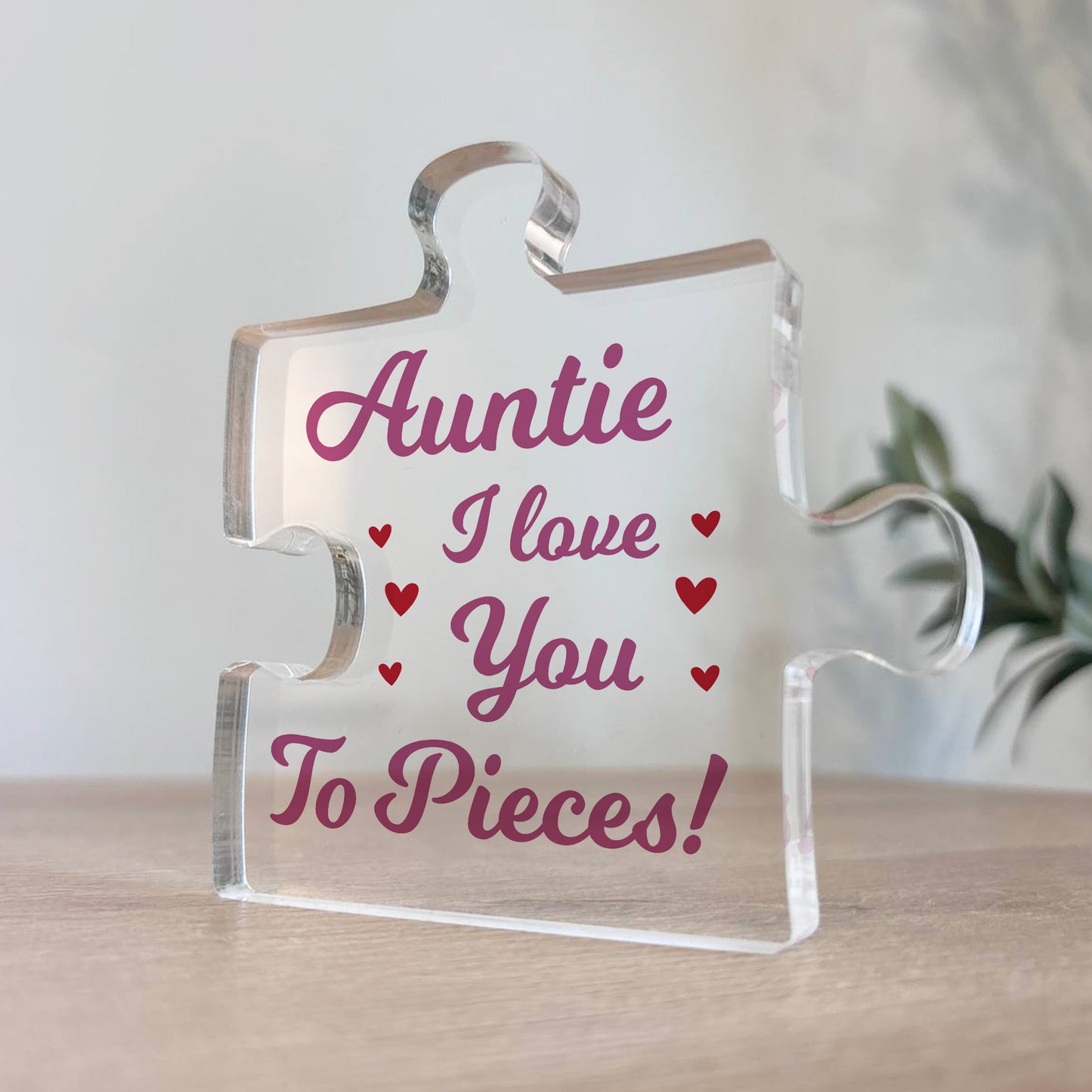 Gift For Auntie I Love You To Pieces Gift From Niece Nephew