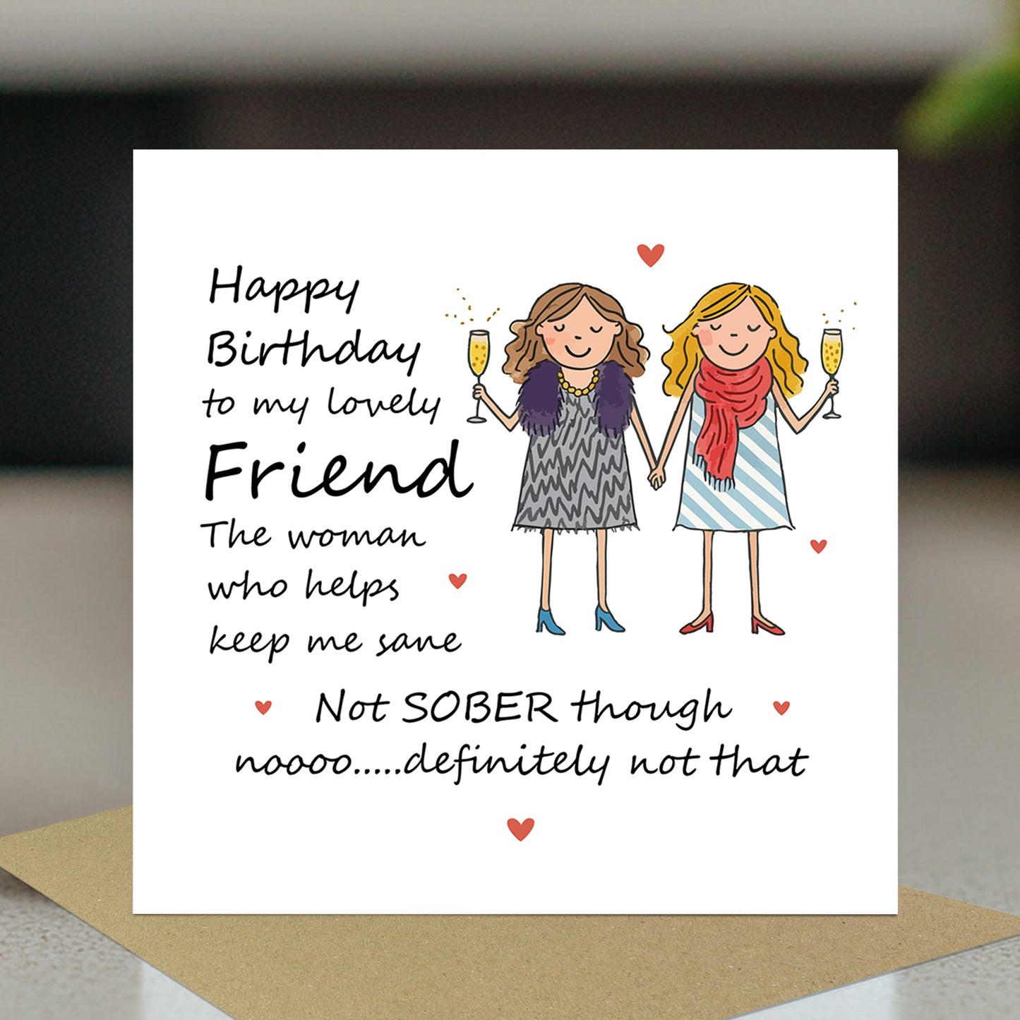 Happy Birthday Card For Lovely Friend Funny Card For Friend