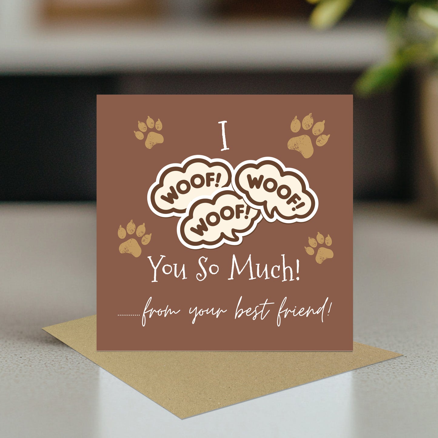Funny Card from The Dog Birthday Card for Dog Owner Card