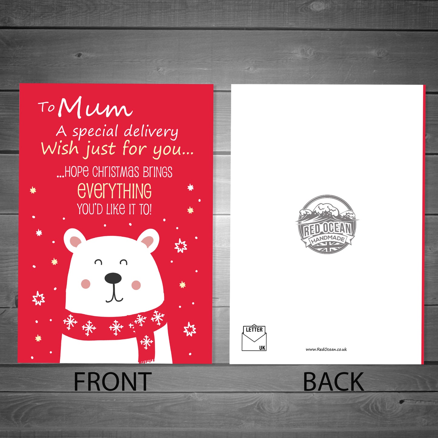 Special Christmas Cards For Mum Christmas Card Novelty Card