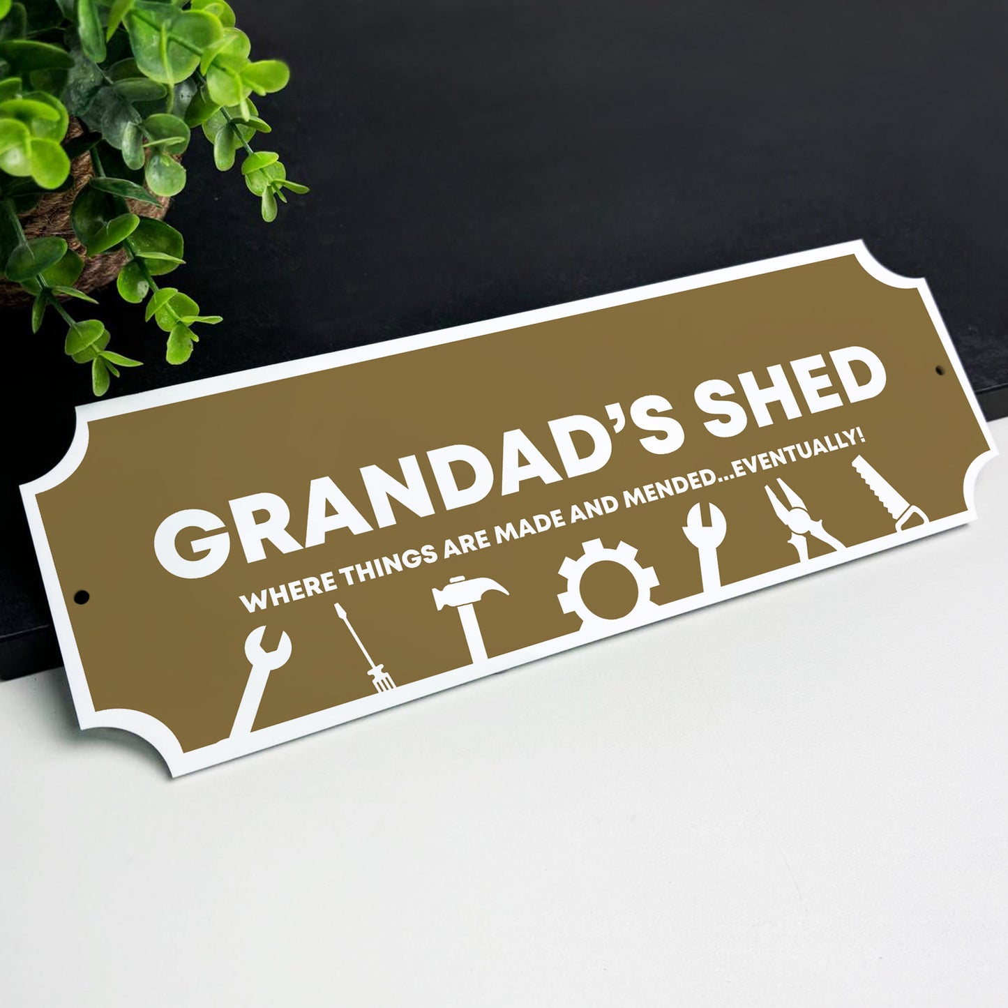 Garden Shed Sign For Grandad Novelty Gift Birthday Fathers Day