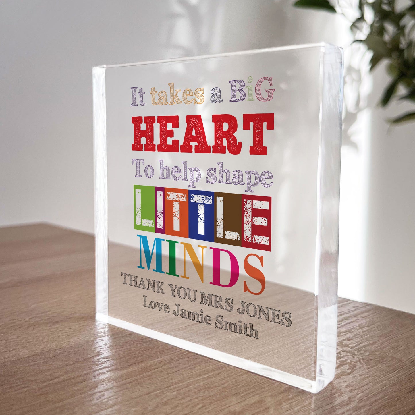 Thank You Gift For Teacher Big Heart To Shape Little Minds